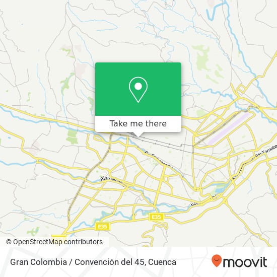 Gran Colombia / Convención del 45 map