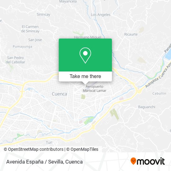Avenida España / Sevilla map