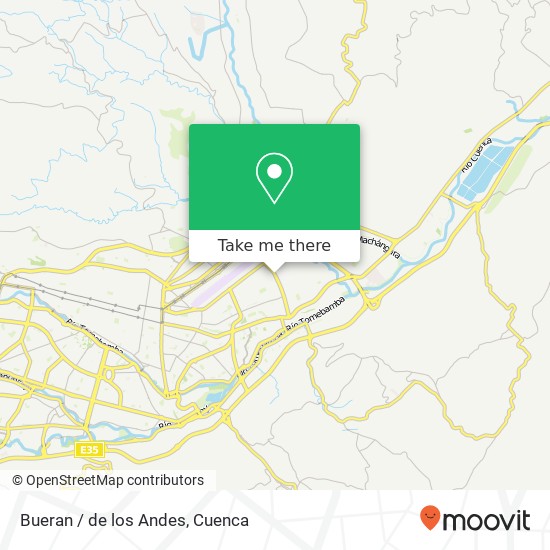 Bueran / de los Andes map