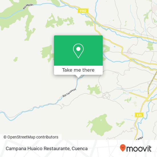Campana Huaico Restaurante map
