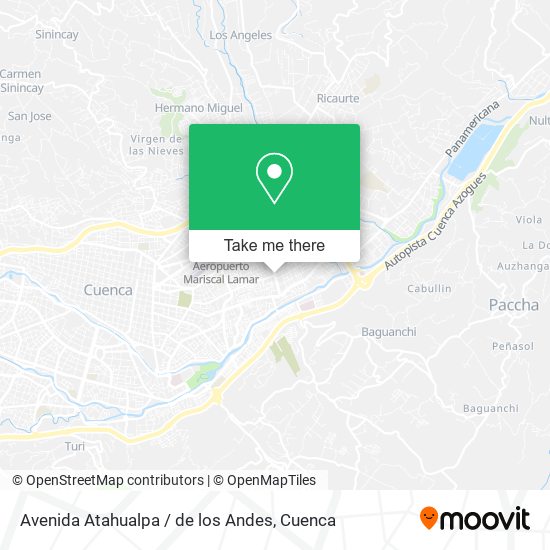 Avenida Atahualpa / de los Andes map