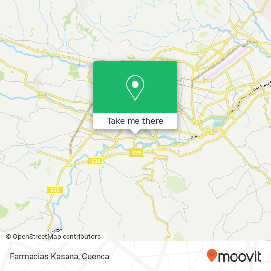 Farmacias Kasana map