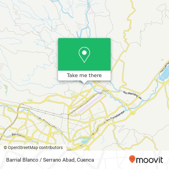 Barrial Blanco / Serrano Abad map