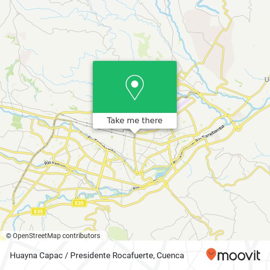 Huayna Capac / Presidente Rocafuerte map