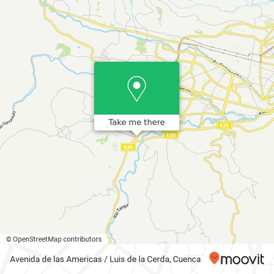 Mapa de Avenida de las Americas / Luis de la Cerda