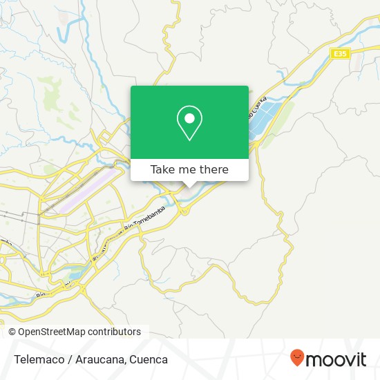 Mapa de Telemaco / Araucana