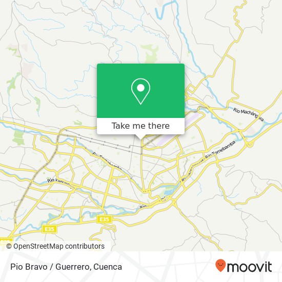 Pio Bravo / Guerrero map