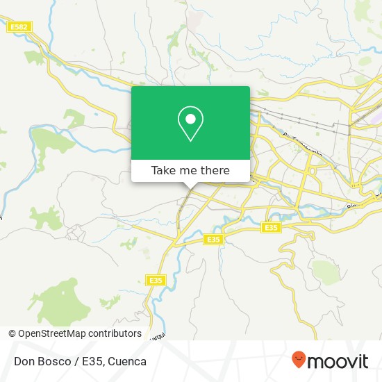 Don Bosco / E35 map