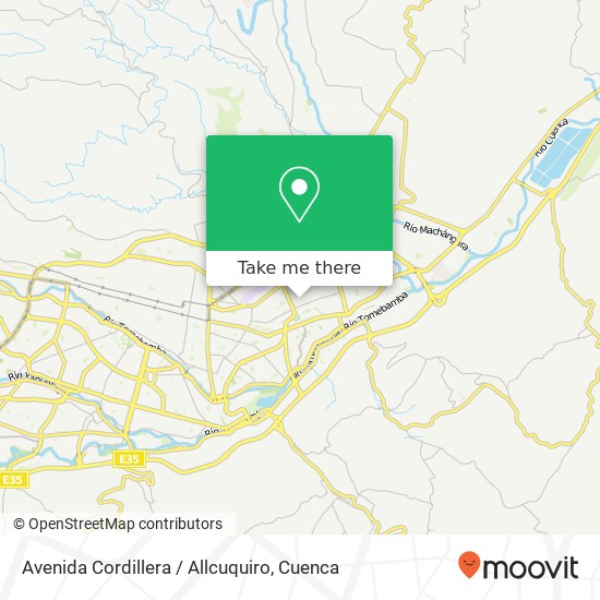 Avenida Cordillera / Allcuquiro map