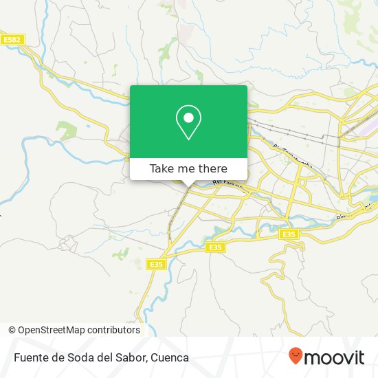 Fuente de Soda del Sabor map