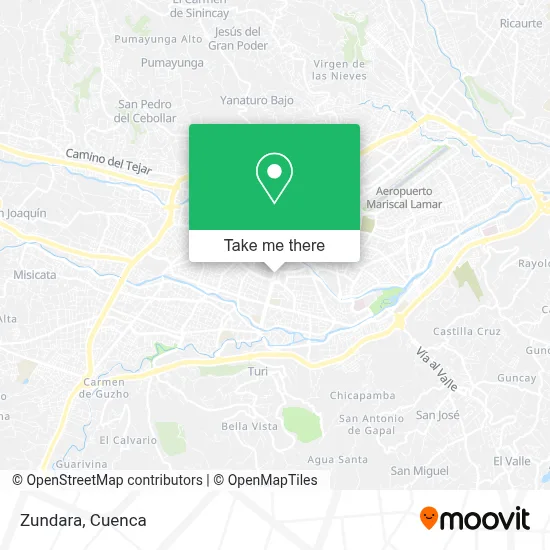 Zundara map