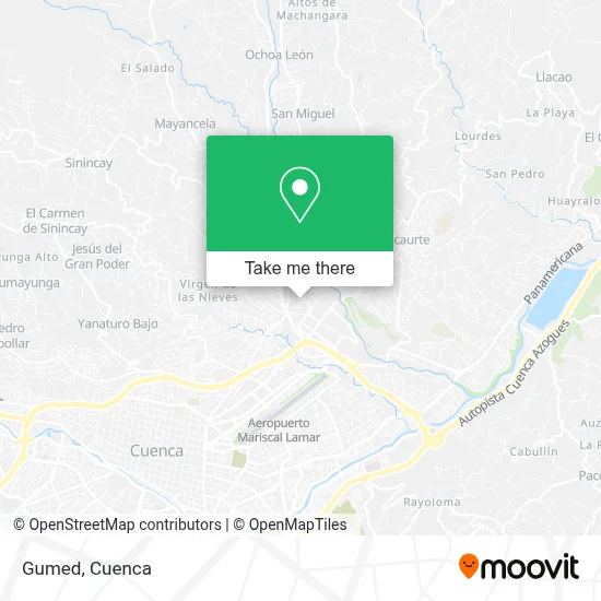 Gumed map