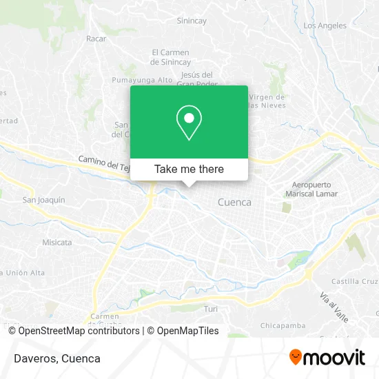 Daveros map