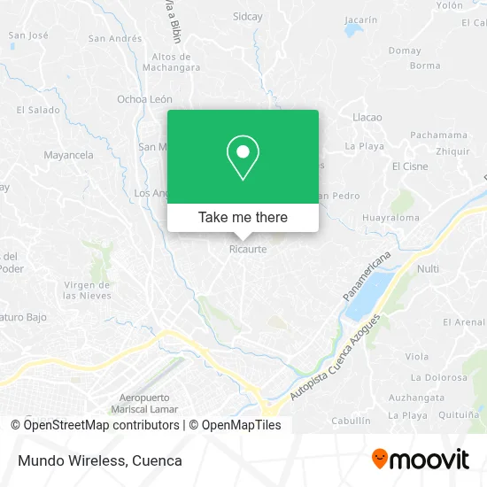 Mundo Wireless map
