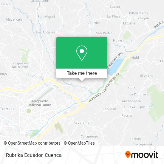 Rubrika Ecuador map
