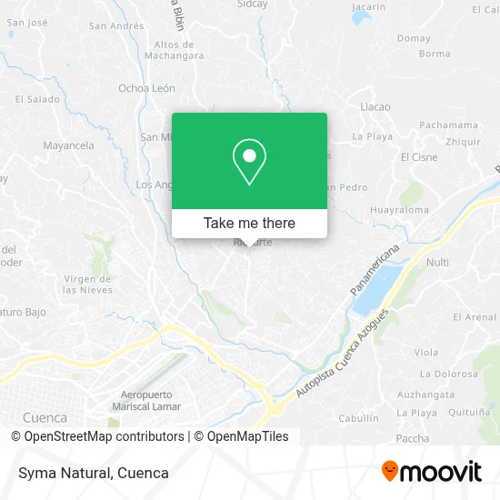 Syma Natural map