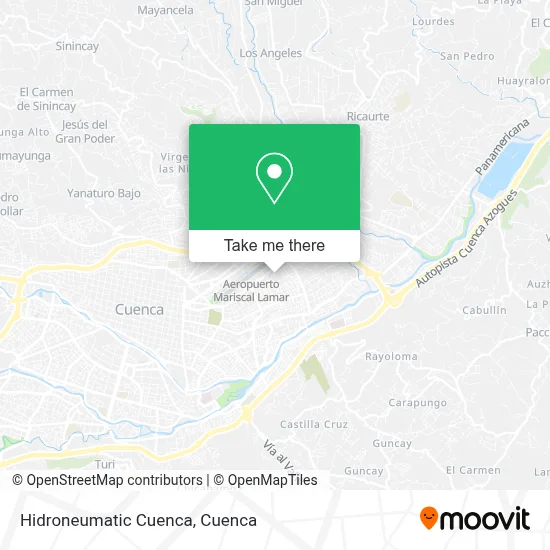Hidroneumatic Cuenca map