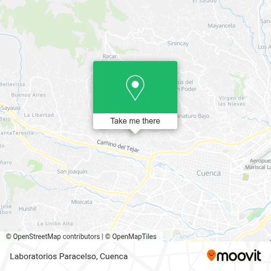 Laboratorios Paracelso map