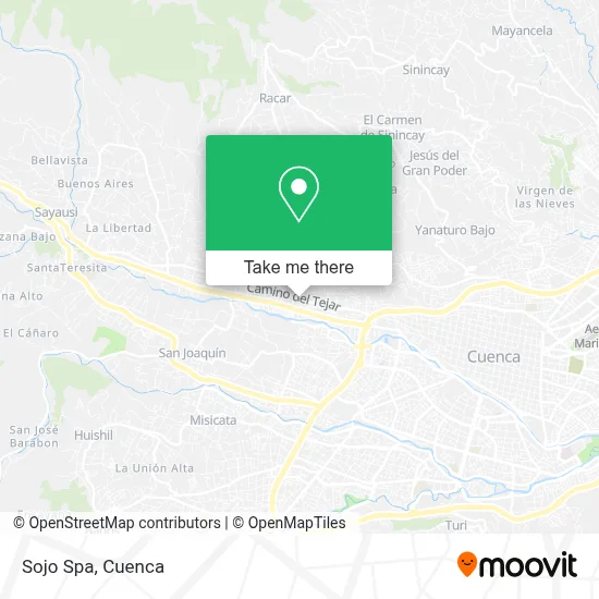Sojo Spa map