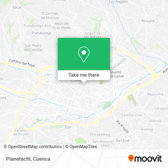 Planetactil map