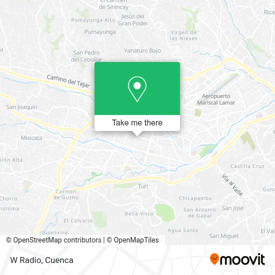 W Radio map
