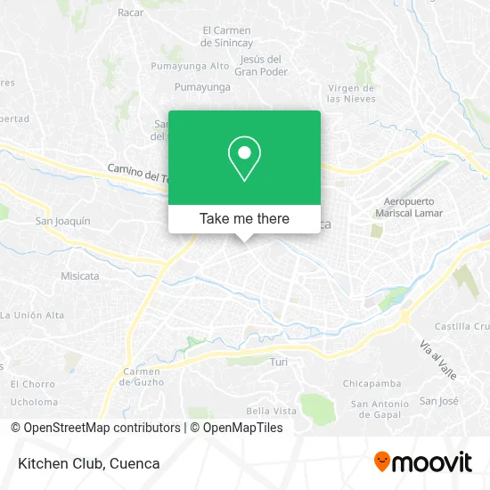 Kitchen Club map