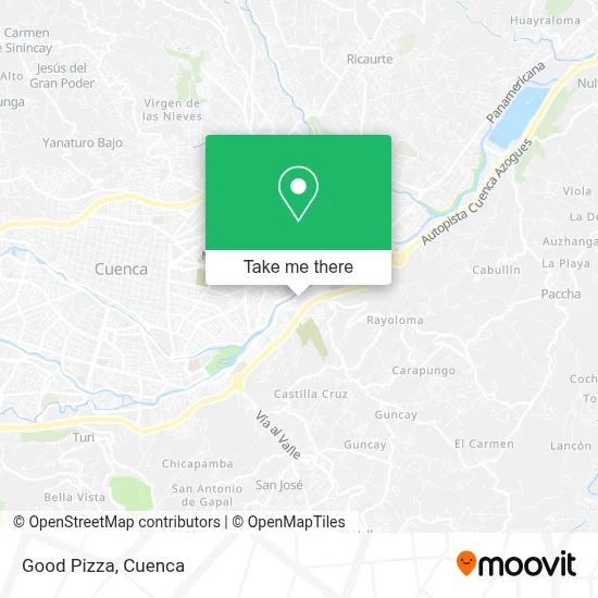 Good Pizza map