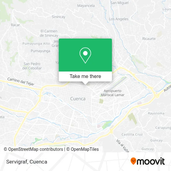 Servigraf map