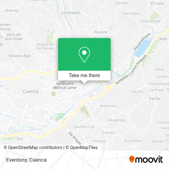 Eventony map