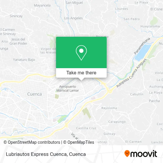 Lubriautos Express Cuenca map