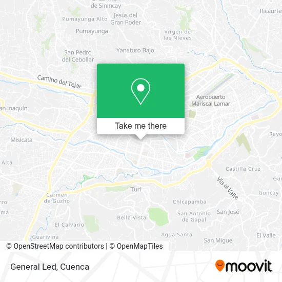 General Led map
