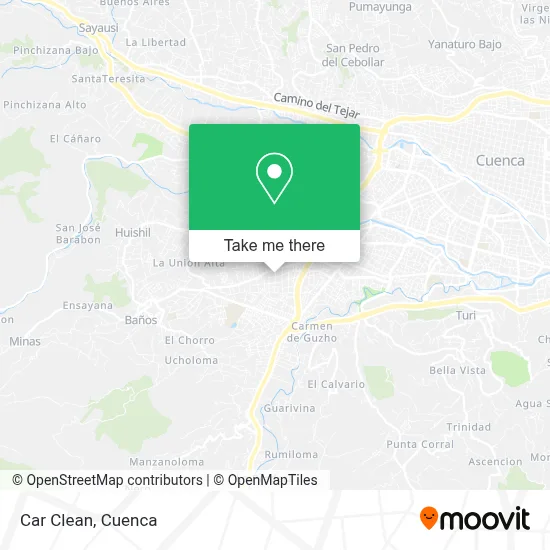 Car Clean map