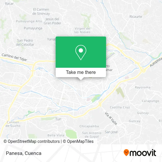 Panesa map