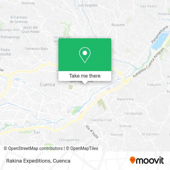 Rakina Expeditions map