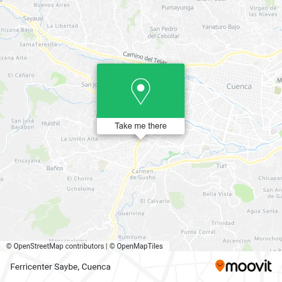 Ferricenter Saybe map