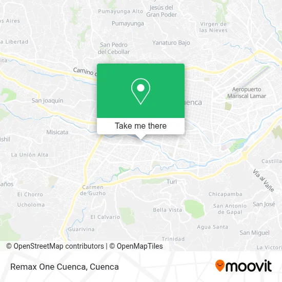 Remax One Cuenca map