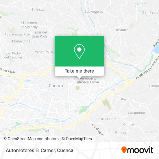 Automotores El Camer map