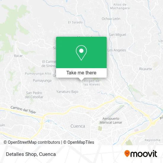 Detalles Shop map