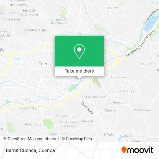 Bamit Cuenca map