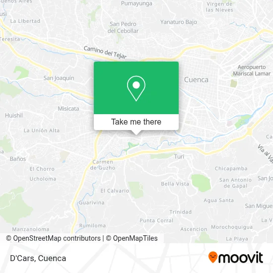 D'Cars map