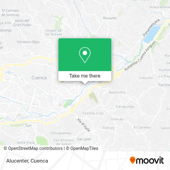 Alucenter map