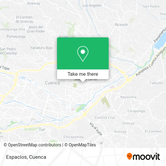 Espacios map