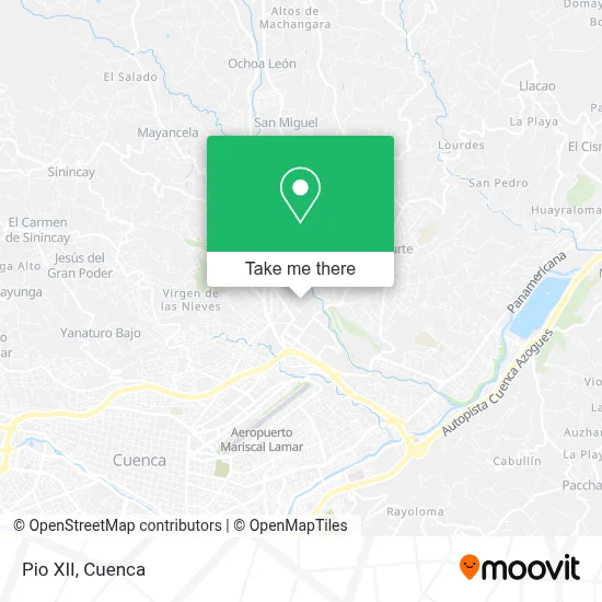 Pio XII map