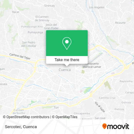Sercotec map