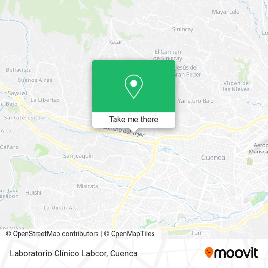 Laboratorio Clínico Labcor map