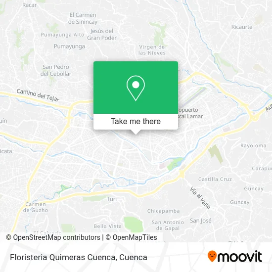 Floristeria Quimeras Cuenca map
