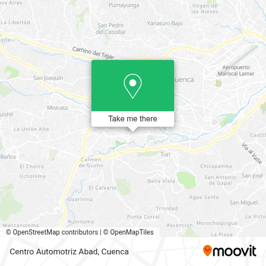 Centro Automotriz Abad map