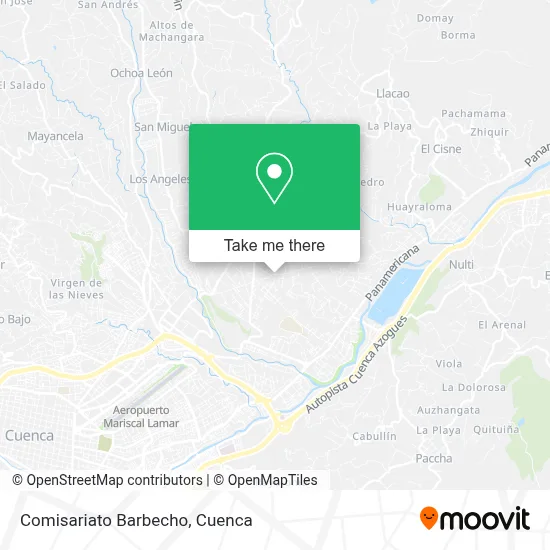 Comisariato Barbecho map