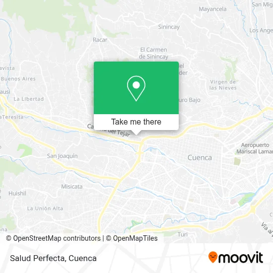 Salud Perfecta map