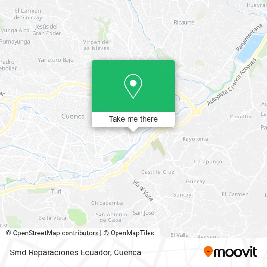 Smd Reparaciones Ecuador map